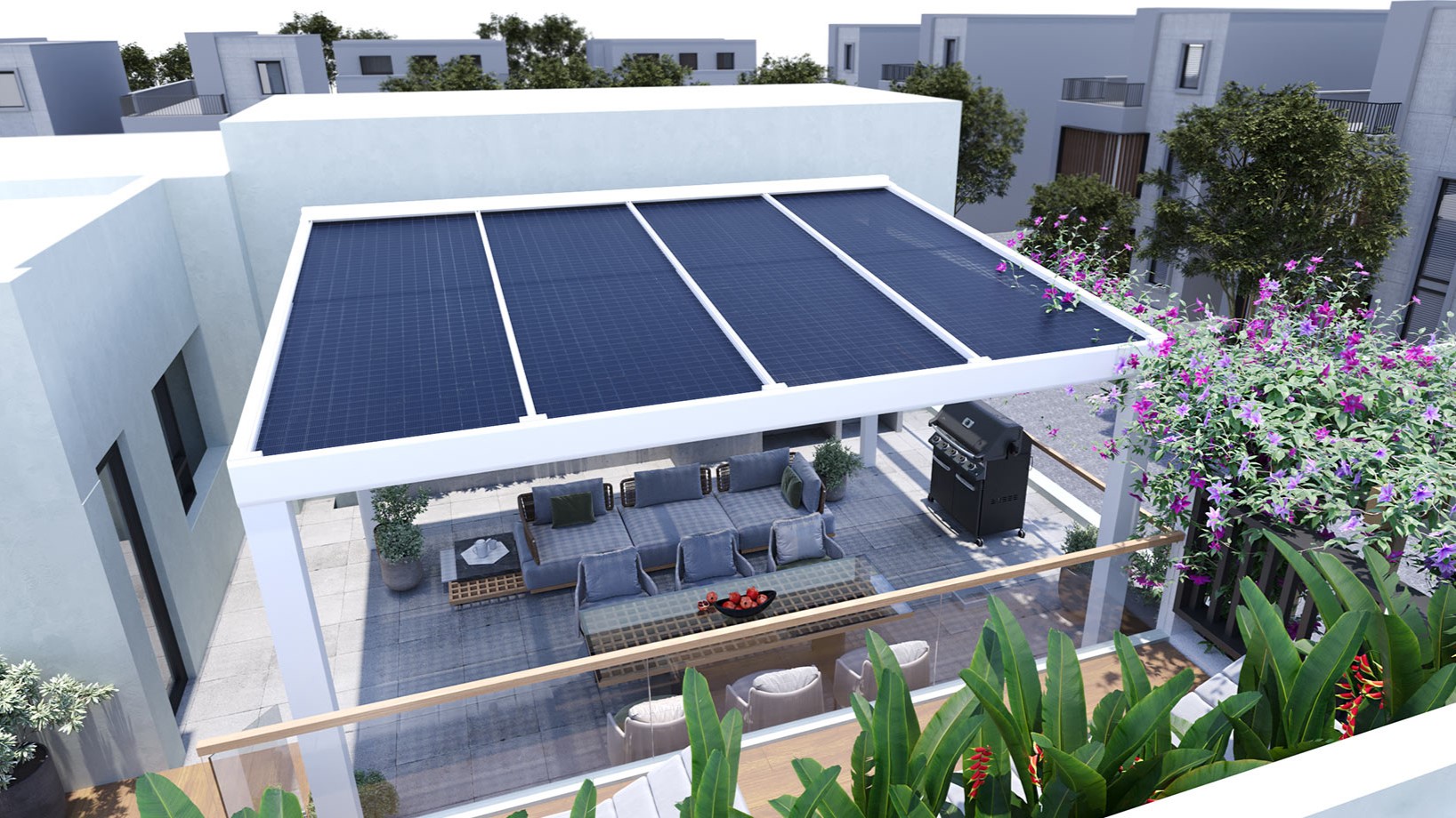 Pergola Fotovoltaica Solaris: Energia Solare e Design in un’unica soluzione